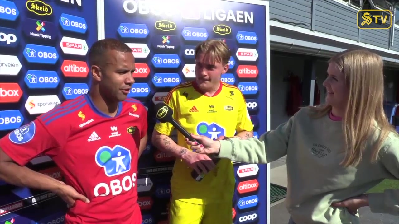 Johnny og Simen etter Skeid - Bryne